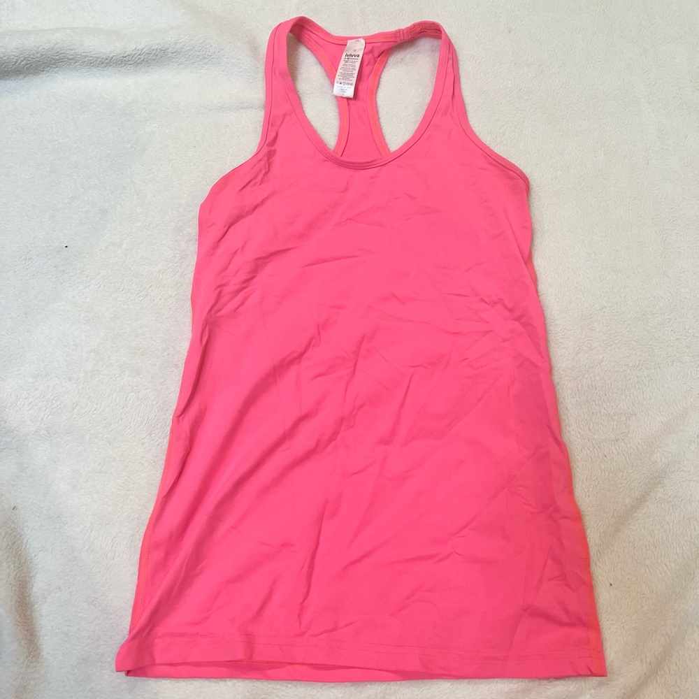 Ivivva Bright Pink Razorback Tank